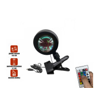 Светодиодная лампа-проектор DQ-60P RGB на прищепке с эффектом закатного света и пультом регулировки