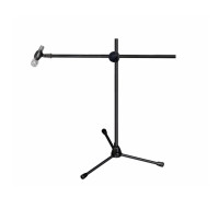 Напольная стойка MLL-02 низкая для подзвучки инструментов при игре сидя с держателем ручного микрофона