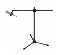 Напольная стойка MLL-03 низкая для подзвучки инструментов при игре сидя с держателем паук P1 для микрофона