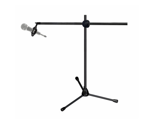 Напольная стойка MLL-03 низкая для подзвучки инструментов при игре сидя с держателем паук P1 для микрофона