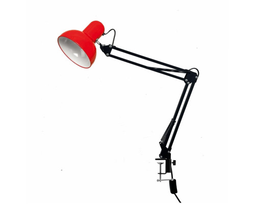 Светильник настольный NB-LSR, лампа на пантографе красная