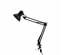 Светильник настольный NB2S-LSB, лампа черная на пантографе с горизонтальным и вертикальным креплением