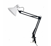 Светильник настольный NB2S-LBW, лампа белая на пантографе с горизонтальным и вертикальным креплением