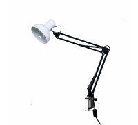 Светильник настольный NBS-LSW, лампа белая на пантографе с усиленной струбциной