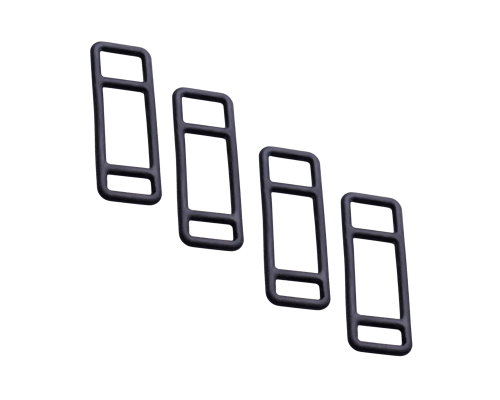 Держатели видеорегистратора PP1 для установки на штатное зеркало заднего вида, резиновые, 4 шт