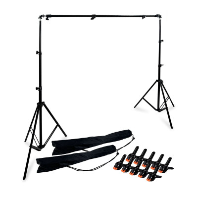 Переносной каркас 190х250 см для фотофона KF-251ZMP в комплекте с прищепками и чехлом для переноски