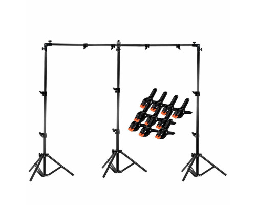 Переносной каркас 200х300 см для фотофона KF-300ZP в комплекте с прищепками
