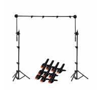 Переносной каркас 250х250 см для фотофона KF-250VP в комплекте с прищепками