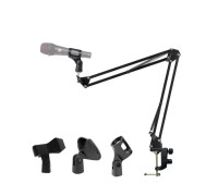 Настольная микрофонная стойка NB2S-3531 с 3 держателями микрофона для вертикального и горизонтального крепления