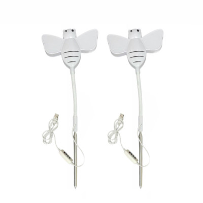 Гибкая светодиодная фитолампа USB для растений "пчелка", 3 режима света, 2 шт