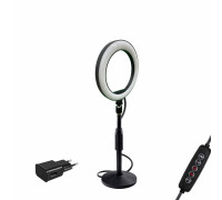 Настольная лампа LT-26A с эффектом RGB на шарнире c адаптером питания