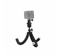 Пластиковый переходник Flex-01G для GoPro на гибком штативе-триподе