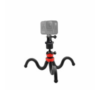 Пластиковый переходник Flex-0330G для GoPro на штативе-триподе с гибкими прорезиненными ножками