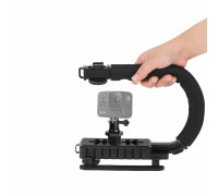 Ручной стабилизатор для камеры, ручка-держатель для GoPro с фиксирующим винтом и гайкой