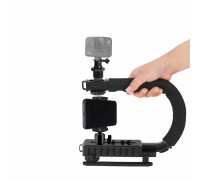 Ручной стабилизатор для камеры телефона, ручка-держатель для GoPro с фиксирующим винтом и гайкой