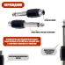 Кабель AUX Nocab mini Jack 3.5mm (m) - 2 RCA (m), 3 метра + штекер моно (2 pin) jack 6.35 мм (папа), 2 шт