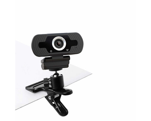 Веб-камера Full HD 1080P WEB-ZK-PR на универсальном креплении-прищепке с поворотом на 360 градусов