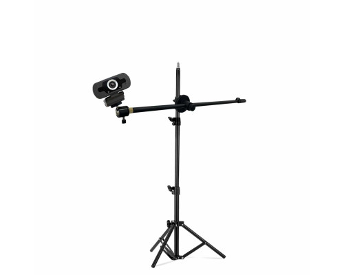 Веб-камера Full HD 1080P WEB-ZK-Pro со встроенным микрофоном на напольной стойке с журавлём для горизонтальной и вертикальной съемки