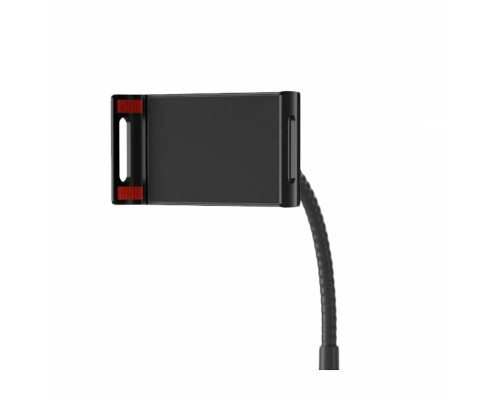 Зажим для планшета шириной до 18 см на гибком держателе с резьбой крепления 1/4"