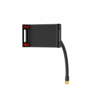 Зажим для планшета шириной до 18 см на гибком держателе с резьбой крепления 3/8"