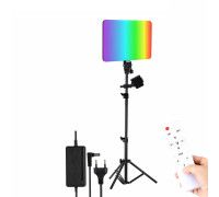 Осветитель PM-36D с регулировкой цвета и яркости, профессиональный свет RGB на штативе JBH с держателем телефона