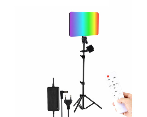 Осветитель PM-36D с регулировкой цвета и яркости, профессиональный свет RGB на штативе JBH с держателем телефона