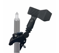 Держатель - прищепка для микрофона на креплении с захватом до 3,7 см