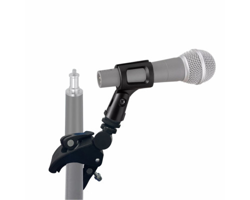 Держатель для микрофона "бочонок" на креплении с захватом до 3,7 см