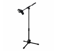 Напольная стойка ML31-25J с держателем телефона или планшета до 25 см на журавле с регулируемым углом наклона