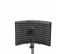 Акустический экран AK01-MP-14 с металлическим держателем микрофона паук для записи звука на стойку с резьбой крепления 1/4"