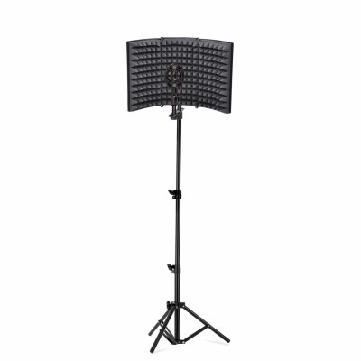 Акустический экран JBH-AKP1 с держателем для микрофона паук P1 для записи звука на напольной стойке