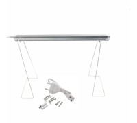 Фитолампа для растений на универсальной напольной подставке, LED светильник с розовым свечением, 59 см