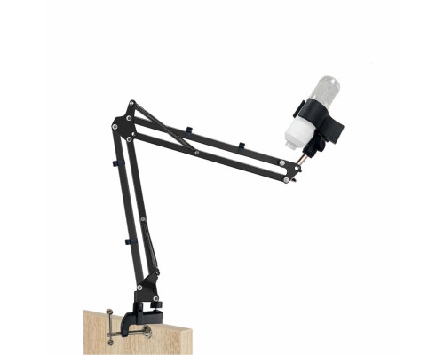 Пантограф MC-01S2-63 с держателем для микрофона и усиленной струбциной с 2 отверстиями