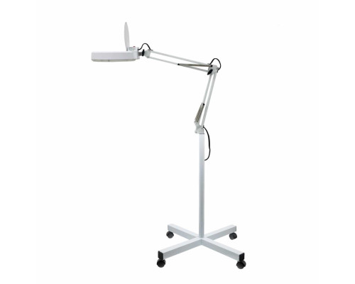 Напольная косметологическая лампа лупа LN-6-NS-01 бестеневая на колесиках