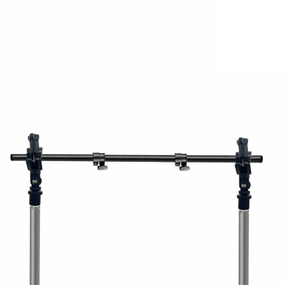 Горизонтальная планка P3 для каркаса фотофона с креплением зажимом к штативу с резьбой 1/4", ширина до 1.8 м