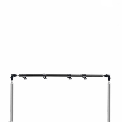 Горизонтальная планка P5 для каркаса фотофона с угловым креплением к штативу с резьбой 1/4", ширина до 2.7 метров
