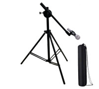 Низкая микрофонная стойка-журавль JBK-21ProP для подзвучки музыкальных инструментов с чехлом для переноски