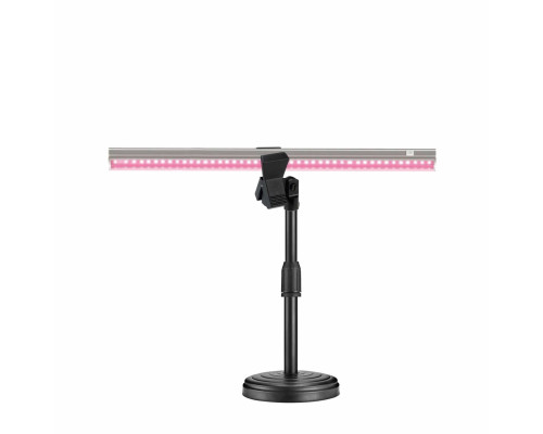 Фитолампа для растений FL-ZM-02P на подставке держателе с креплением "прищепка"