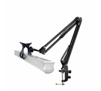 Фитолампа на настольной стойке FL-NB2S-PF с креплением "прищепка", фитолампа для рассады растений на подставке