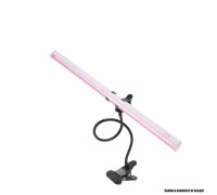 Подставка для фитосветильника MP-B, гибкий держатель для фитолампы на металлической прищепке, черный