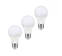 Лампа светодиодная E27/4000К/5 Вт, форма груша, 3 шт