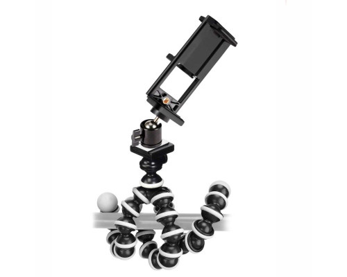 Держатель телефона FLEX-26DT с двусторонним креплением на гибкой подставке