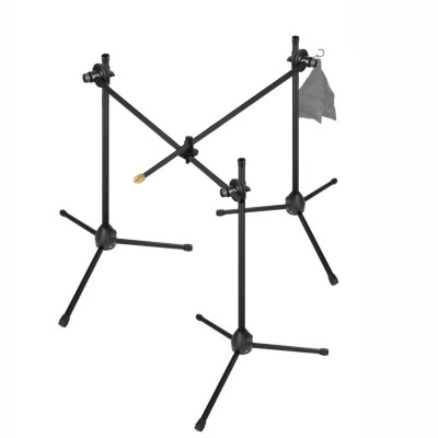 Напольный штатив с крючком для противовеса и резьбой 1/4" для крепления фотоаппарата для предметной съемки сверху