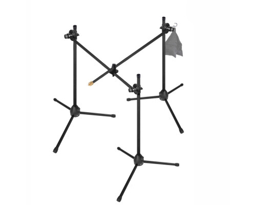 Напольный штатив с крючком для противовеса и резьбой 1/4" для крепления фотоаппарата для предметной съемки сверху