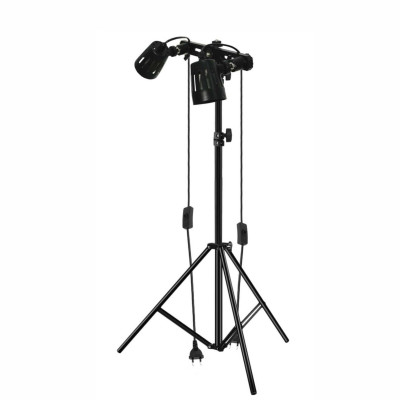 [СГП] Напольный светильник стойка JBH-2P с 2 патронами для ламп и фитоламп, E27