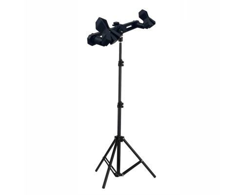 Микрофонная стойка JBHD3SS-P для стереозаписи, стойка с 2 держателями для микрофона "прищепка"