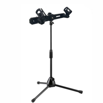 Микрофонная стойка MLD3SS-B для стереозаписи, стойка для 2 держателей микрофона бочонок