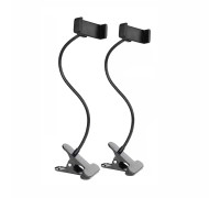 Гибкий держатель GDPP для телефона на прищепке, пластик, 2 шт