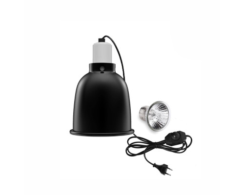 Светильник для террариума LST145D-50 для аквариума, ультрафиолетовая лампа греющая для рептилий с регулировкой яркости на проводе, UVA+UVB, 50W