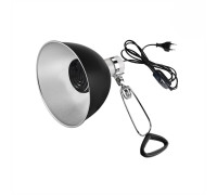 Светильник для террариума LST215-50K-K с креплением, керамическая лампа греющая для рептилий, 50W